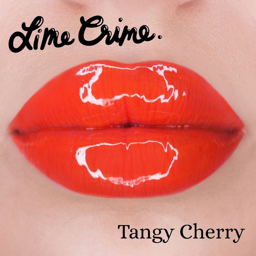 LIME CRIME - Wet Cherry Lip Gloss - TANGY CHERRY - Discontinued - Picture 4 of 6